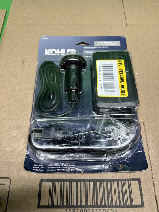 KOHLER Garbage Disposal Air Switch Kit in Vibrant Stainless 35723-VS