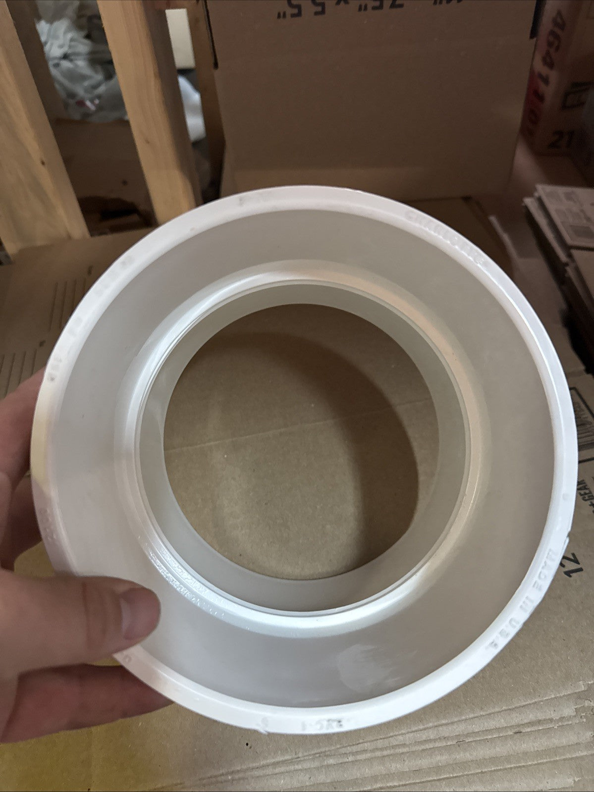 New Sch 40 PVC 6" Straight Coupling Socket Connect NSF Compliant