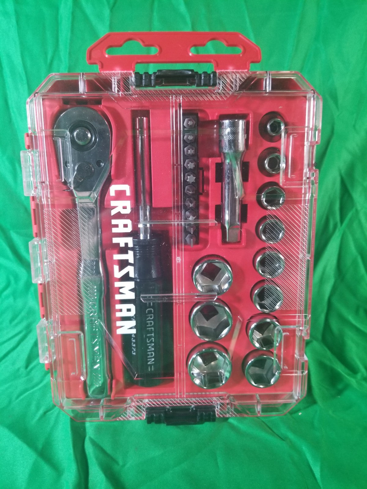 Craftsman CMMT12011 3/8" Drive Metric Mechanics Tool Set 24 Piece New OB