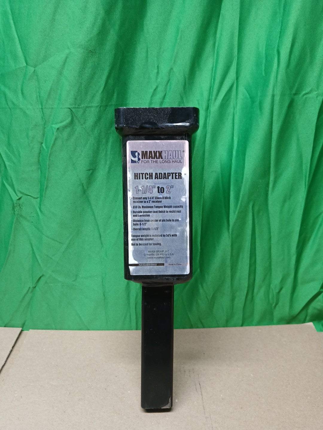 MaxxHaul 70032 1-1/4 inch to 2 inch Trailer Hitch Receiver Adapter / Extension