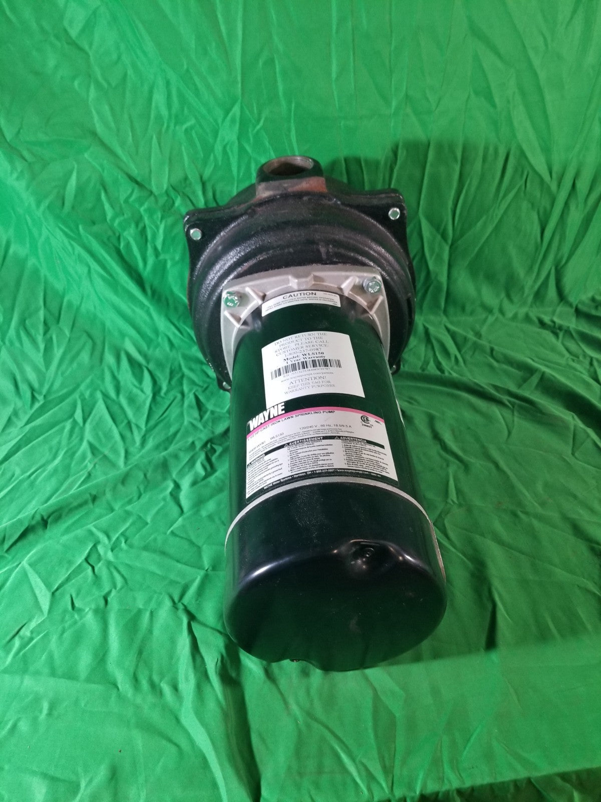 Wayne 1-1/2 HP Cast Iron Quick-Prime Lawn-Sprinkler Pump.