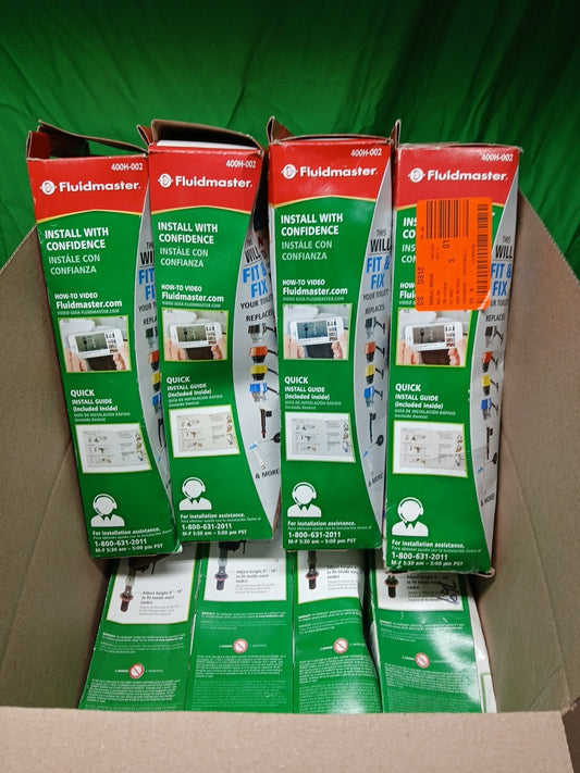 LOT OF 8 Fluidmaster 400H-002 Performax Universal Toilet Fill Valve.