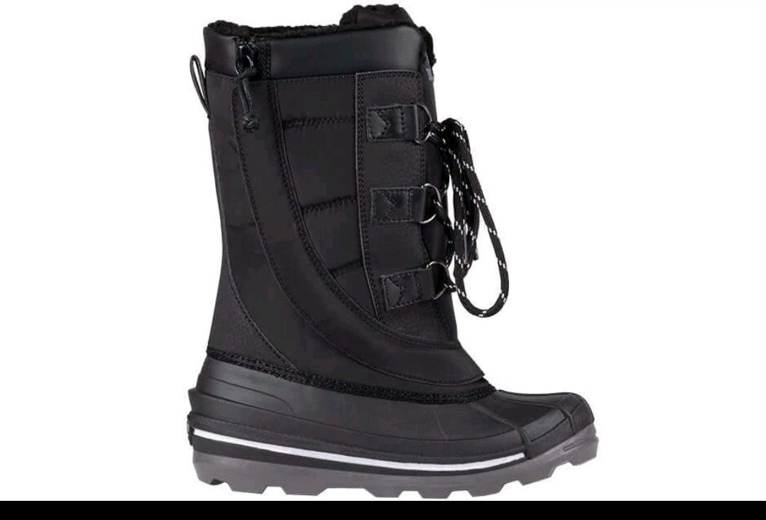 Black/Black BILLY Ice II Size 11 Black Insulated Waterproof Winter Boots