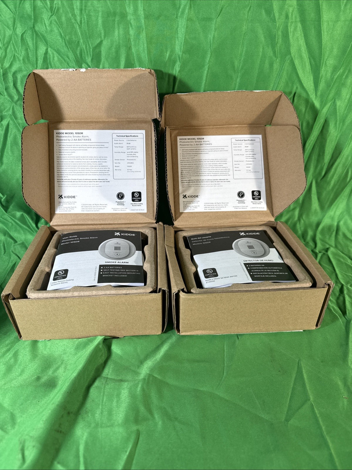 Kidde Smoke Detector, 4-Inch Compact, AA Battery Powered, 10SDR