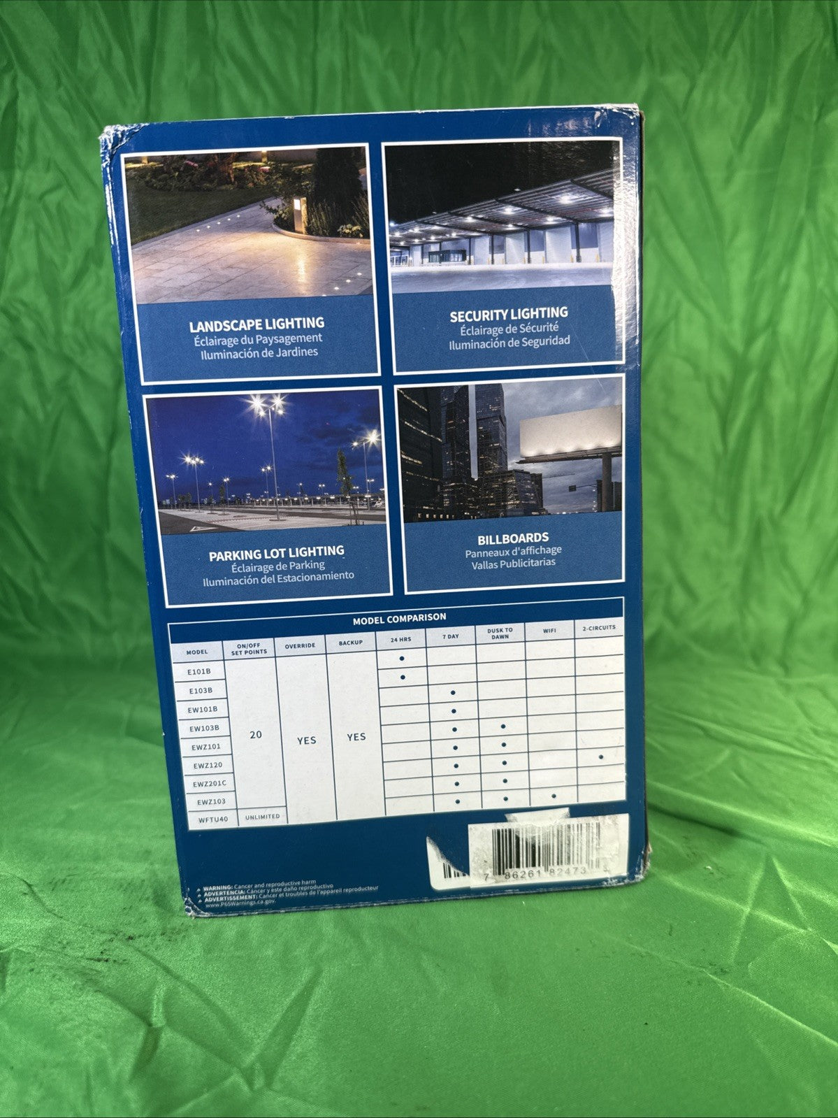 Tork EWZ103 Multi-Voltage Digital Time Switch 7 Day Astronomic Control Timer