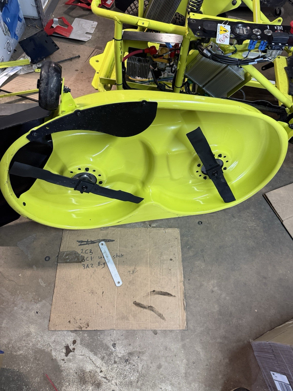 Ryobi Riding Mower Deck Motor RM480ex 38" 48v (Unused Mower)