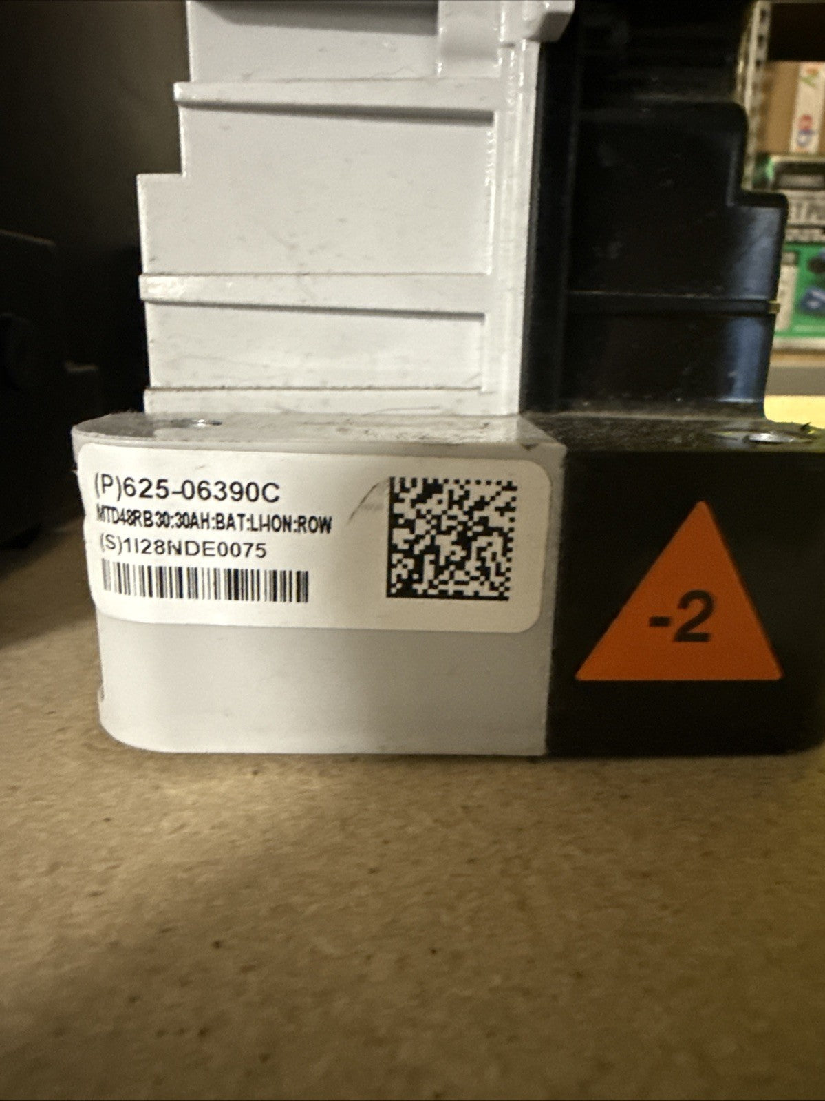 Lithium Ion 56V 30Ah  -Cub Cadet 56V LT-42E / ZT1 42E / cc30e mowers 625-06390A