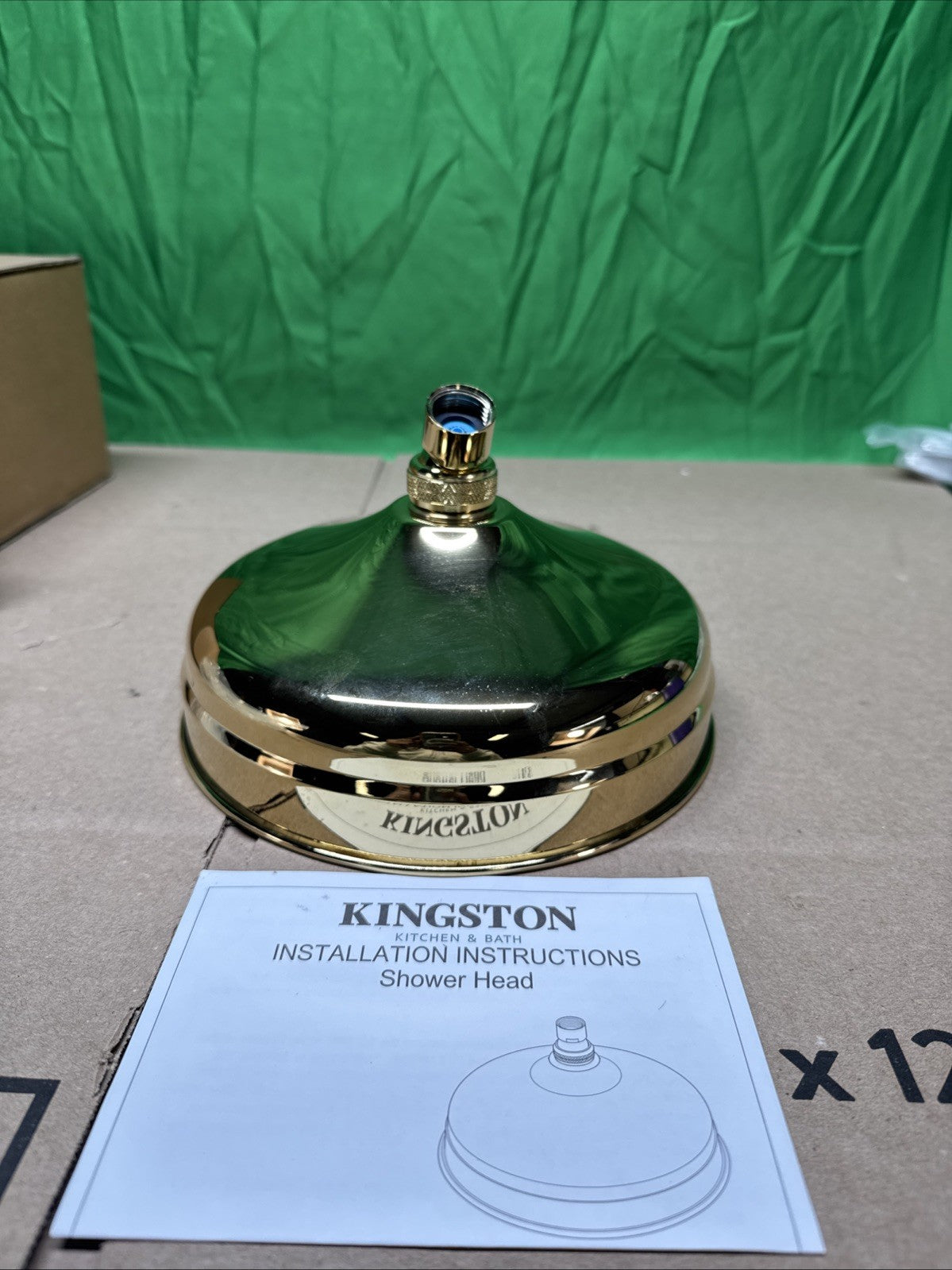 Kingston Brass K124A Victorian 1.8 GPM Single Function Rain - Brass