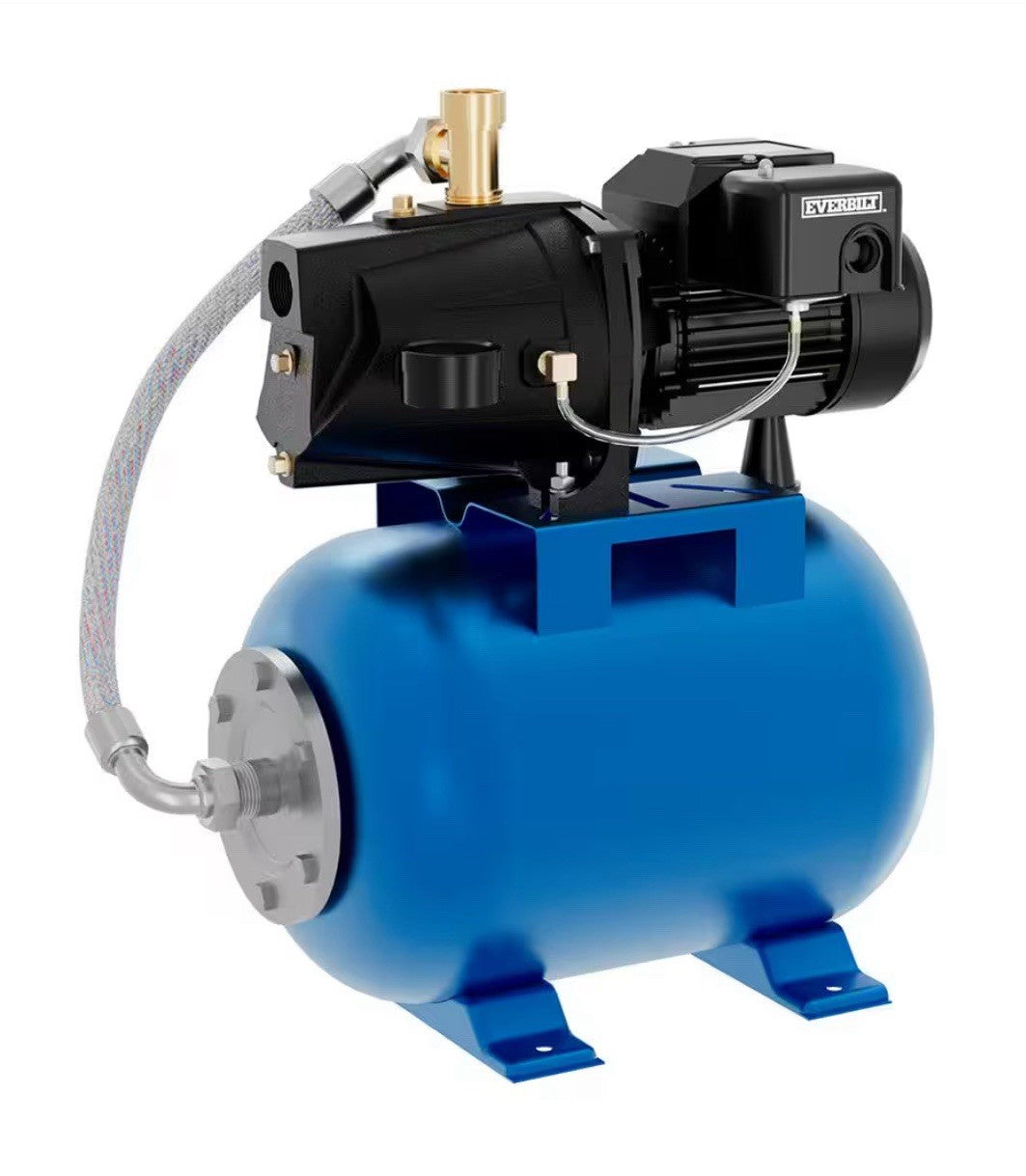 Everbilt 1/2HP Jet Pump/Tank Combo Cast iron with 6 Gallon Tank New