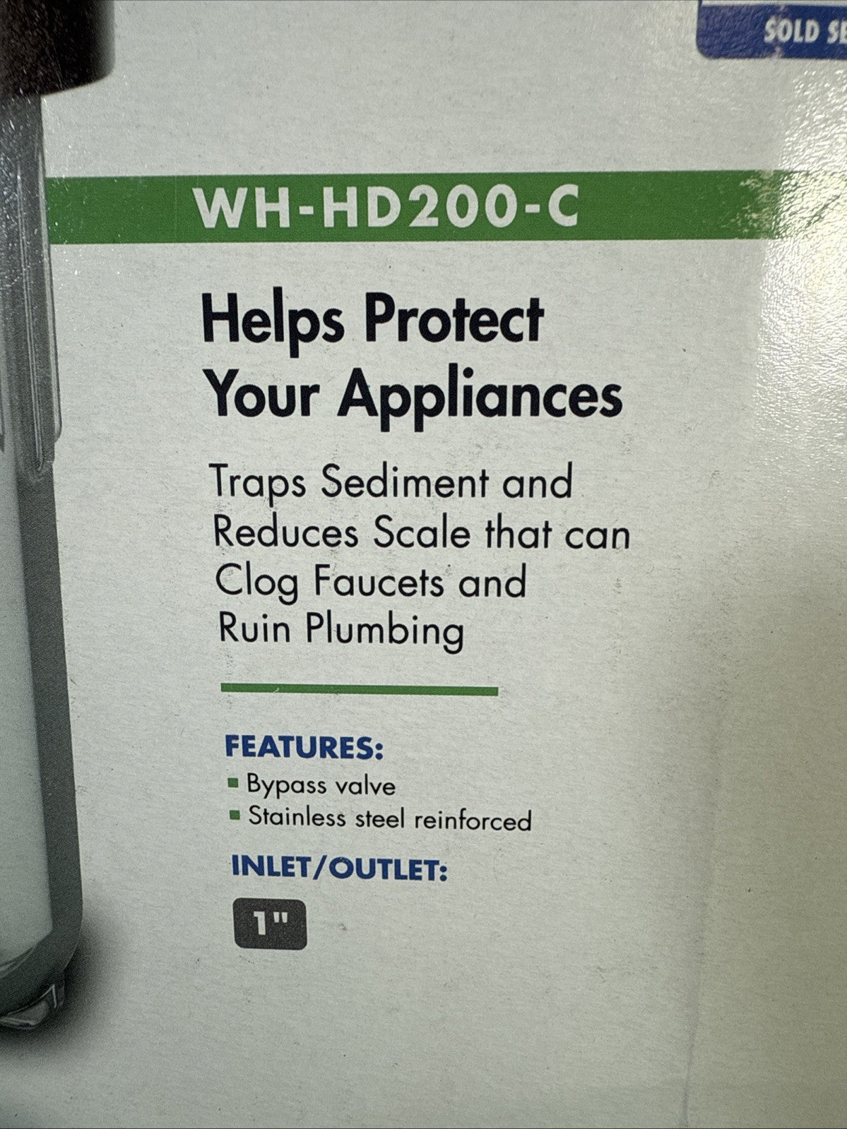 Culligan WH-HD200-C Whole House Heavy Duty Filtration System 1" Inlet / Outlet