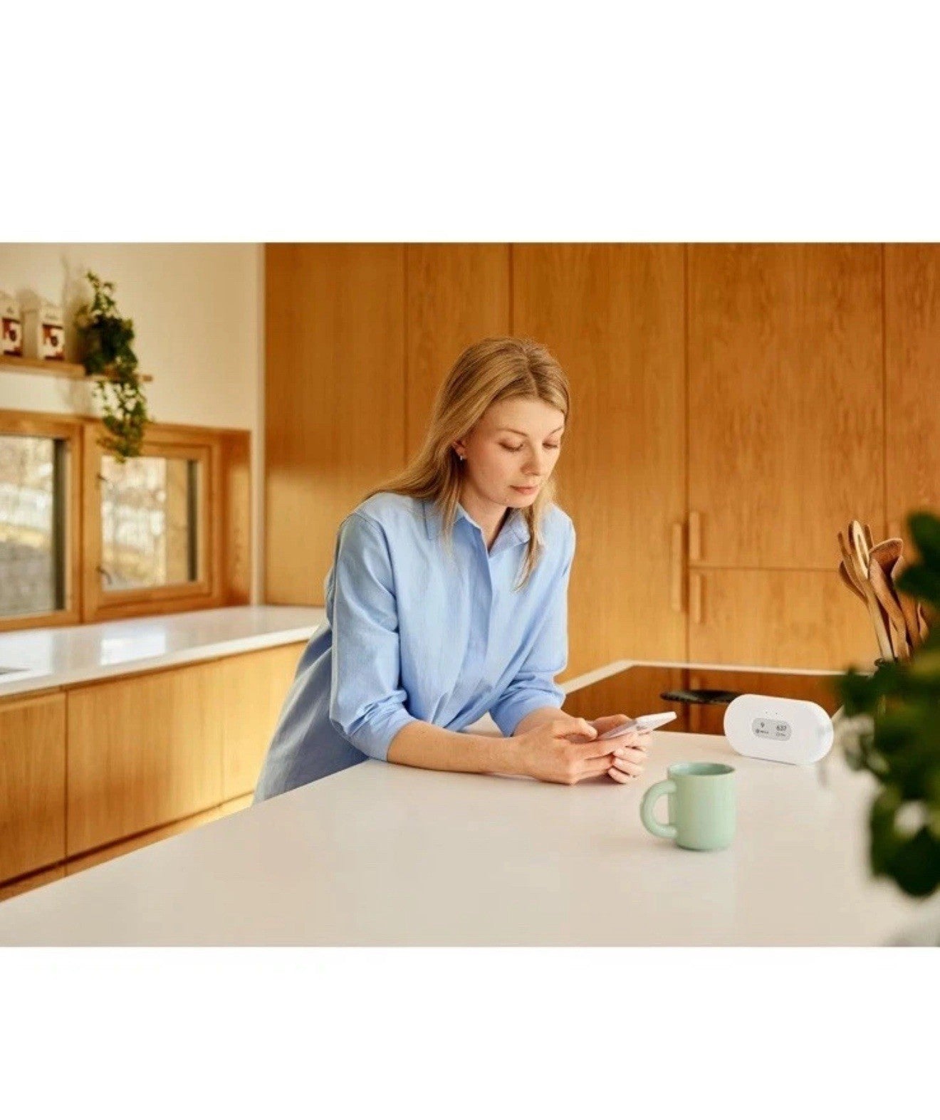 Airthings 2960 View Plus - Battery Powered Radon & Air Quality Monitor