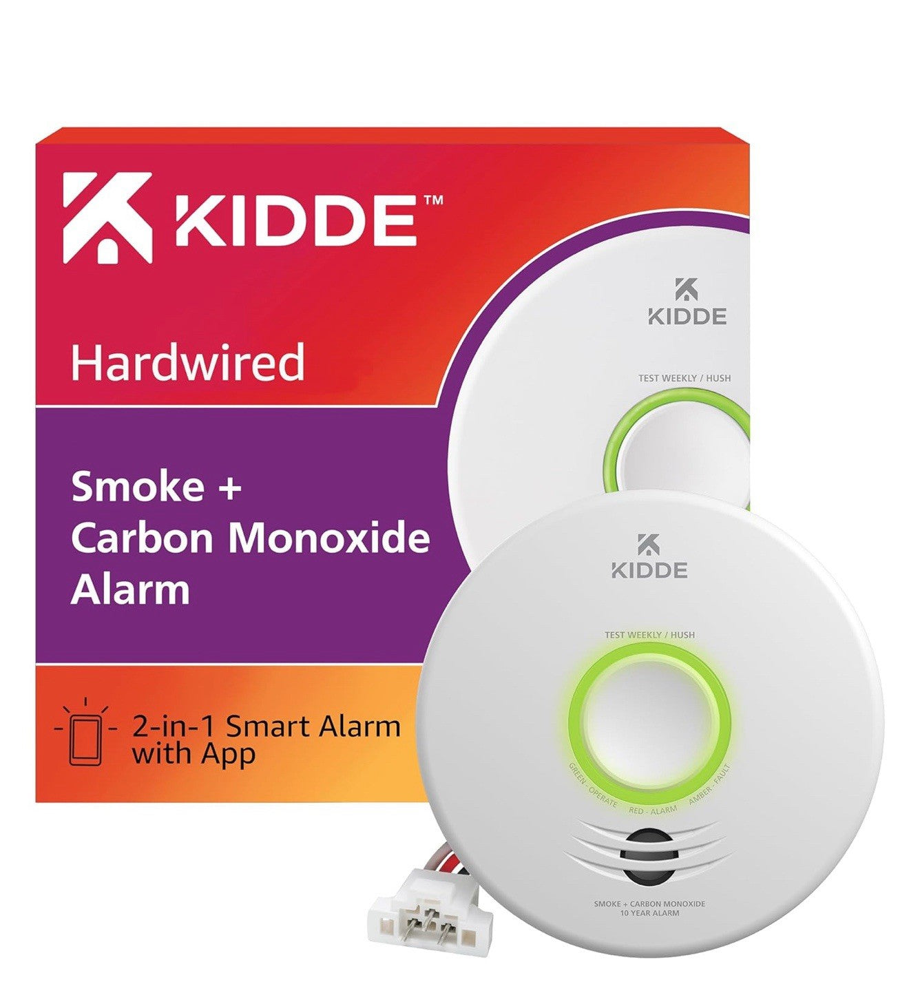 Kidde P4010ACSCO-WF Smoke + Carbon Monoxide Smart Alarm