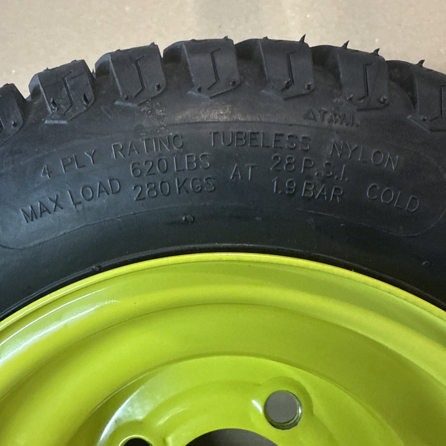 Rear Wheel And Tire For Ryobi Z30Li 80V  Zero Turn Lawn Mower NEW