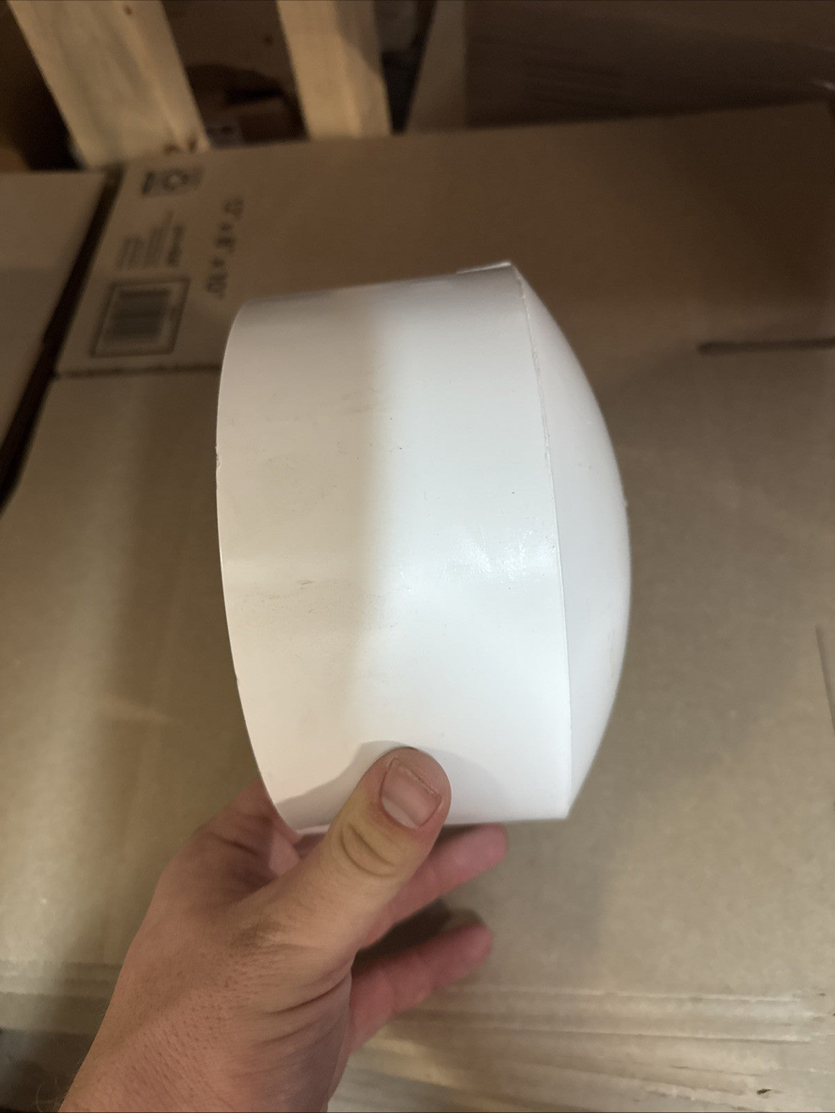 Charlotte Pipe PVC00116 1400 DWV Schedule 40 PVC Cap 6 Hub Dia. in.