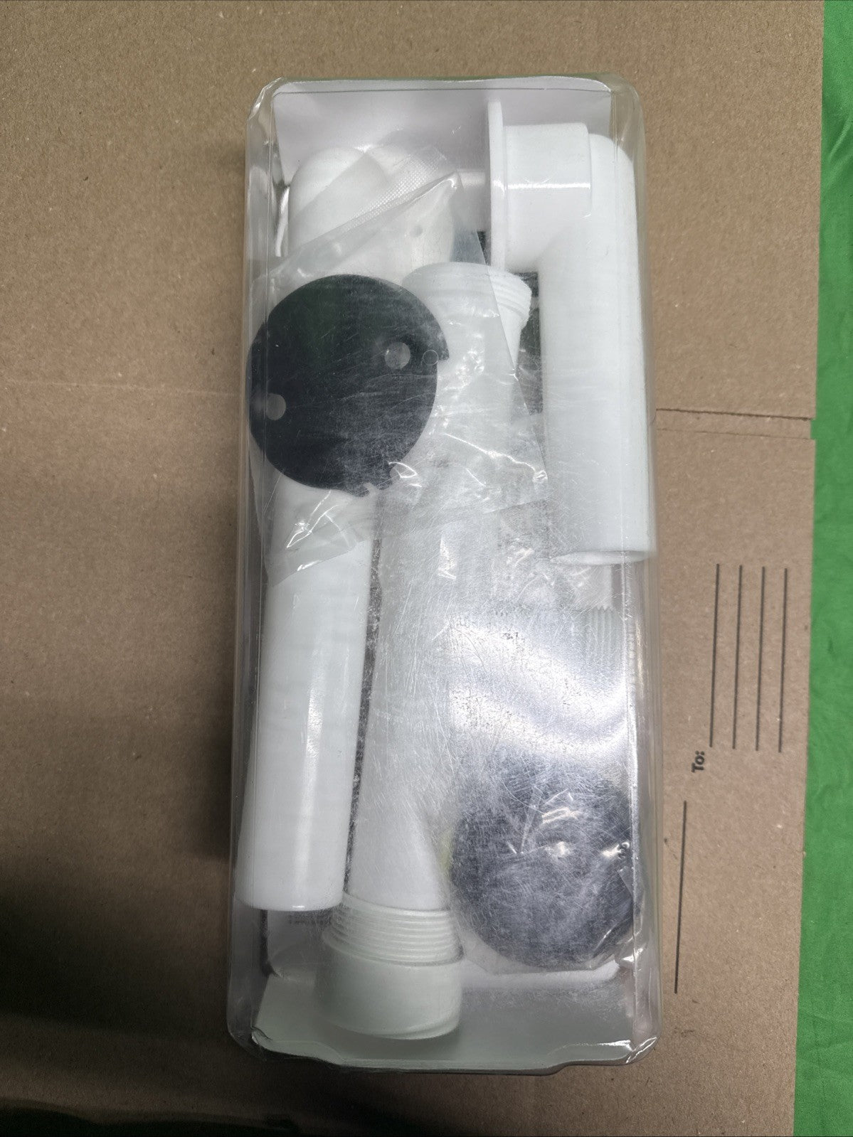 Everbilt Easy Touch 1-1/2 in. Poly Pipe Bath Waste & Overflow Drain, Matte Black