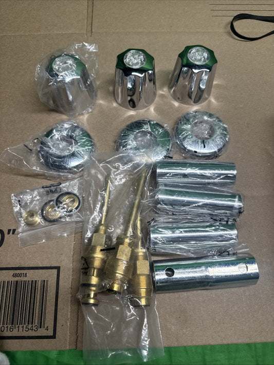 Gerber Tub/Shower 3-Handle Remodeling Kit in Chrome NEW OPEN BOX