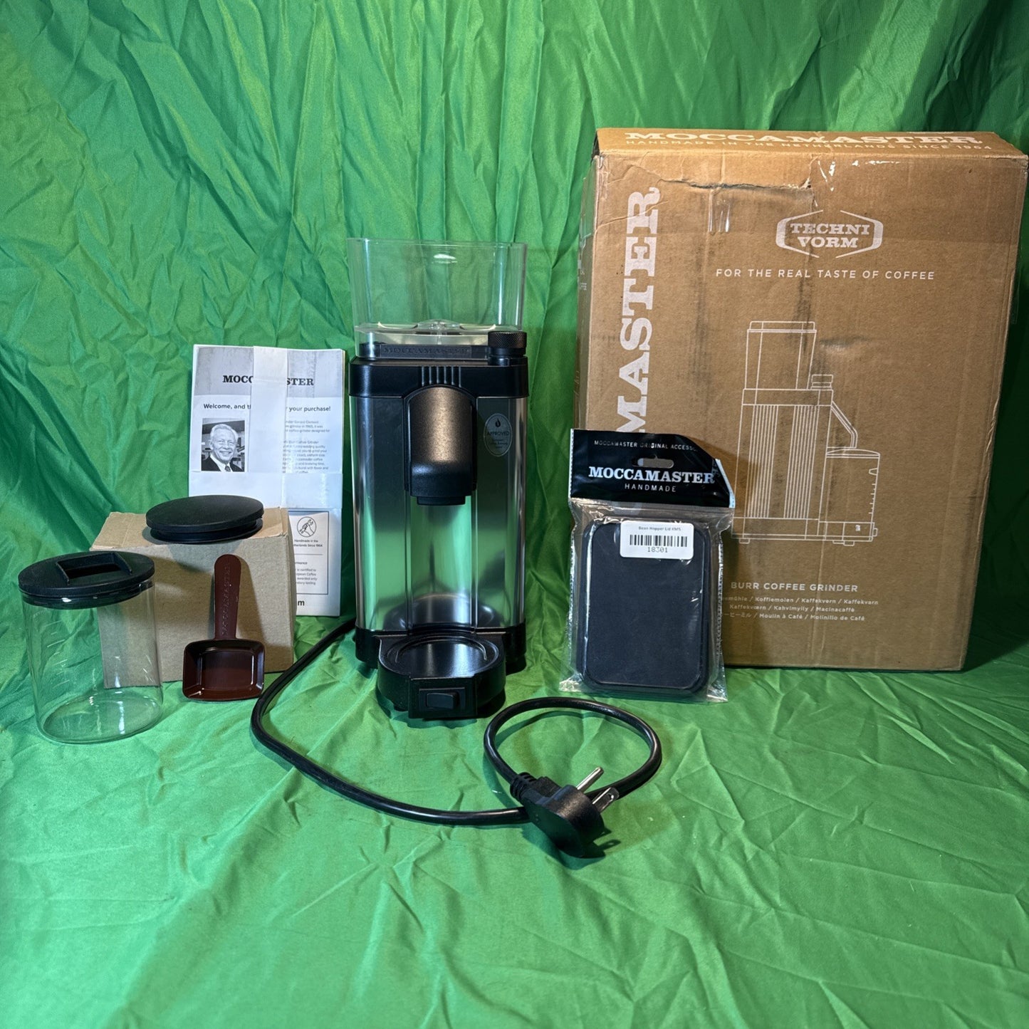 Technivorm Moccamaster KM5 Burr Coffee Grinder - Polished Silver