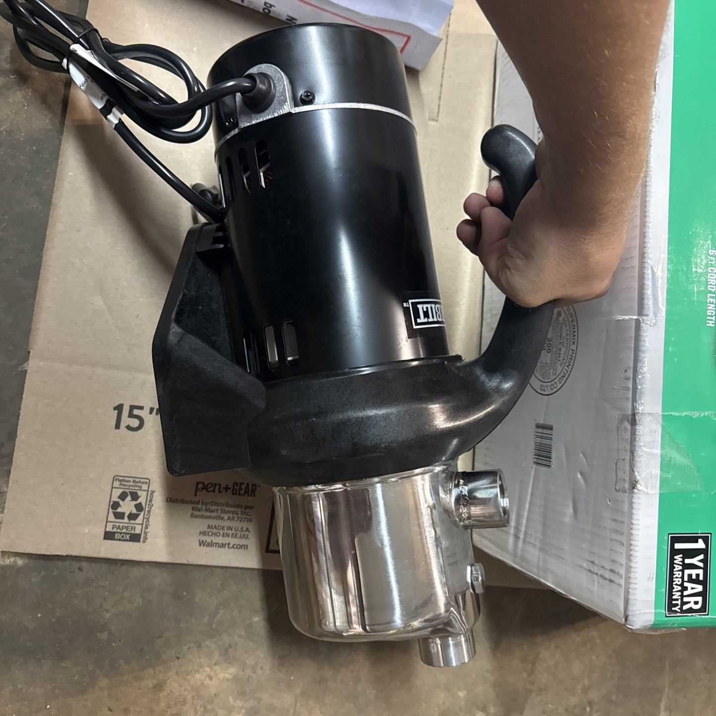 EVERBILT HD60SS 1 HP Stainless Steel Lawn Irrigation Pump NEW OPEN BOX