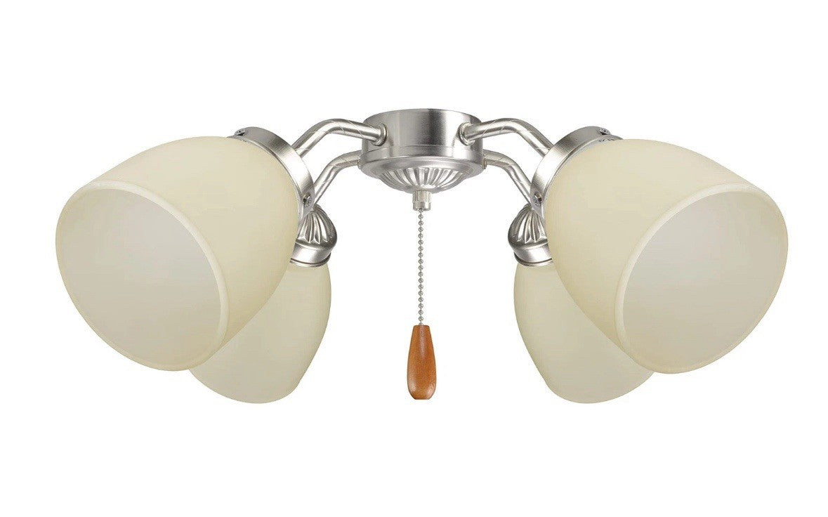 23170-4 Contemporary Amber Ceiling Fan Replacement Glass Shade, 2-1/8" Fitter...