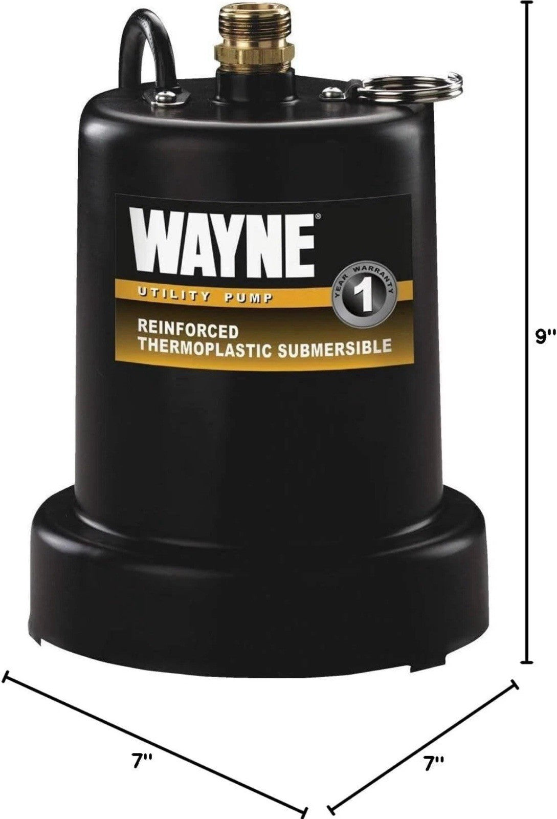 Wayne TSC130 Multi-Use pump 1000 Gallons/Hour Thermoplastic NEW OPEN BOX