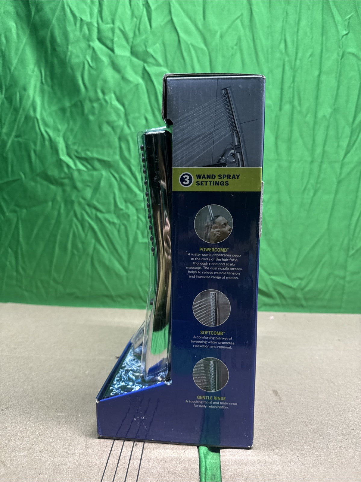 12-spray 5 in. High PressureDual Shower Head and Handheld Shower Head in Chrome