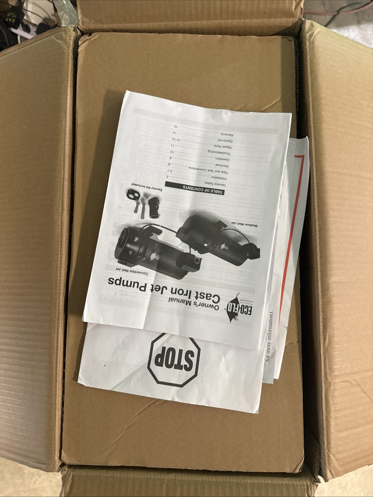 ECO FLO 1 HP Convertible Deep Well Jet Pump EFCWJ10