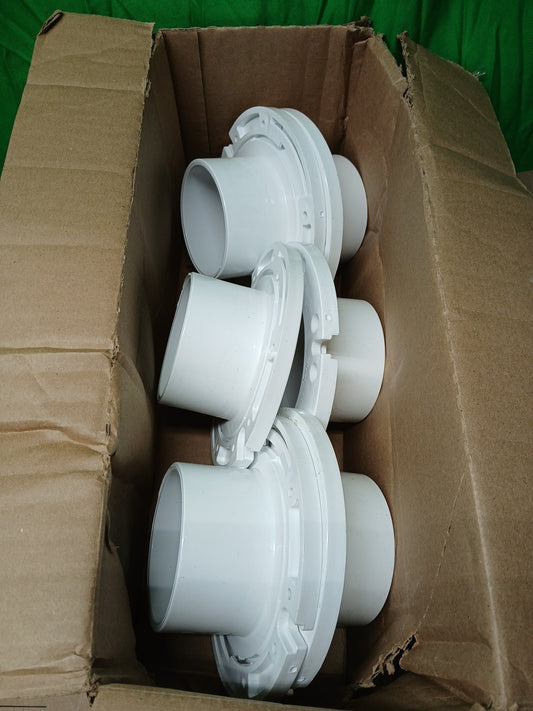 6pck Oatey 3 In. Or 4 In. Pvc Closet Flange With Plastic Ring Without Test