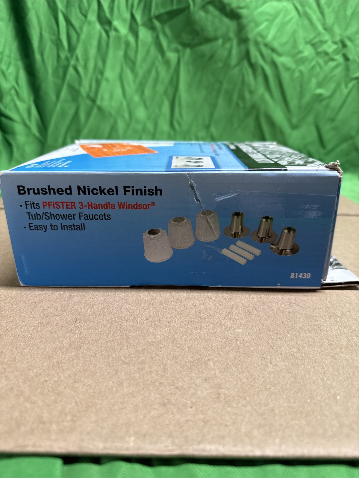 Danco 81430 Pfister Windsor Tub / Shower Trim Kit, Brushed Nickel NEW OPEN BOX