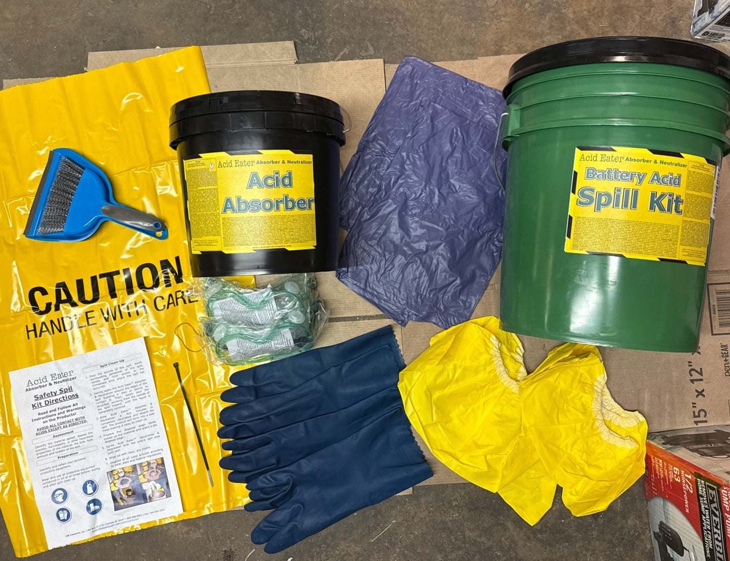 Acid Eater Battery Acid Spill Kit (1) 3WMR4 GHS 1006-001 (NIB)