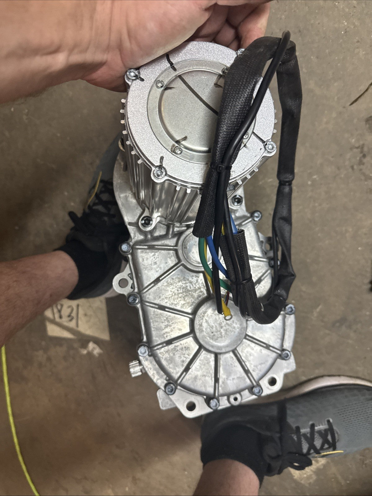 Left Drive Motor & Transaxle Assy. for Ryobi 54" Z54Li & Z42Li L80v Zero Turn