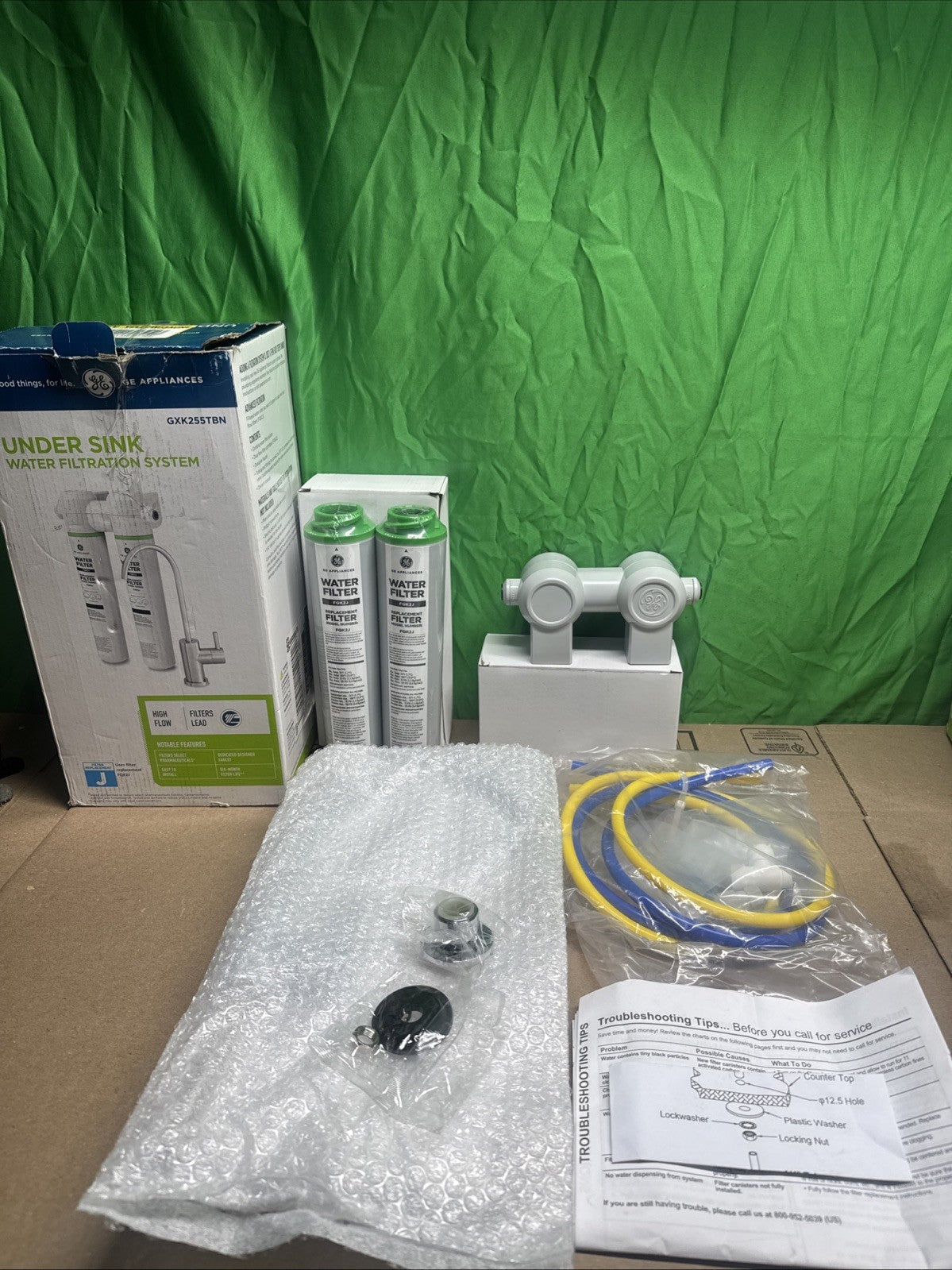 GE GXK255TBN Under Sink Dual Water Filtration System