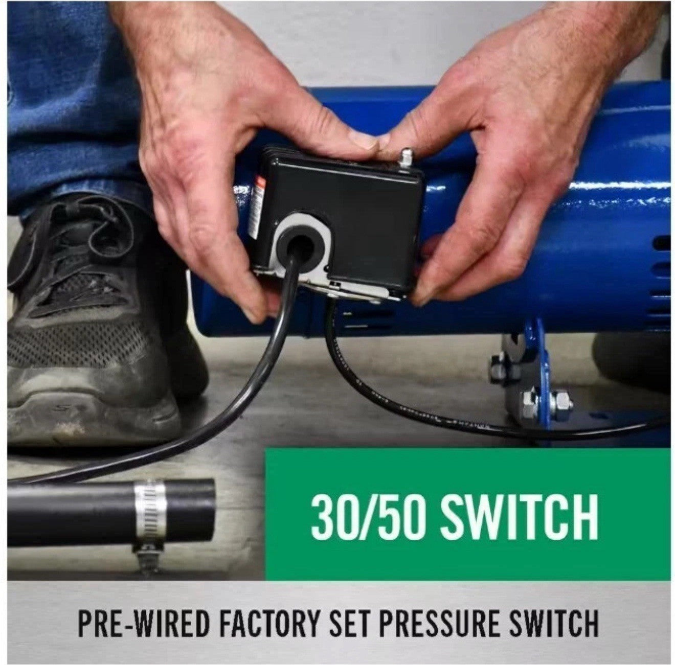 Brand New Everbilt 3/4 HP Cast Iron Shallow Well Jet Pump HDSWJ7