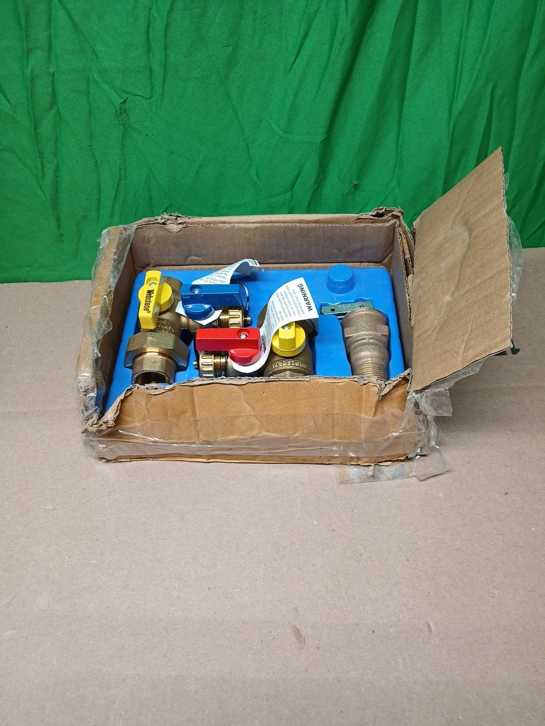 Webstone H-42443WPR-R 3/4" Tankless Water Heater Service Valve Kit w/ Two Valve