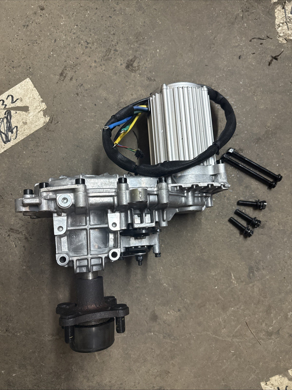 Left Drive Motor & Transaxle Assy. for Ryobi 54" Z54Li & Z42Li L80v Zero Turn