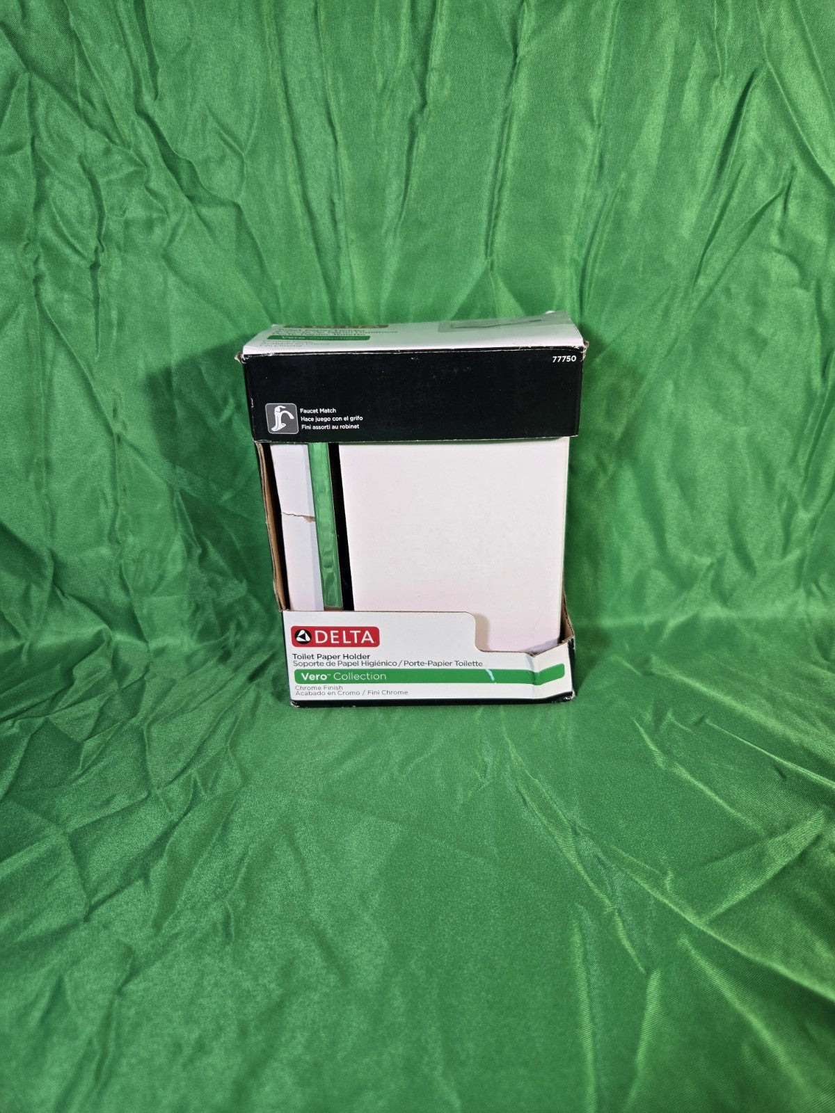 Delta Vero Toilet Paper Holder 77750-SS Brilliance Stainless - New Sealed