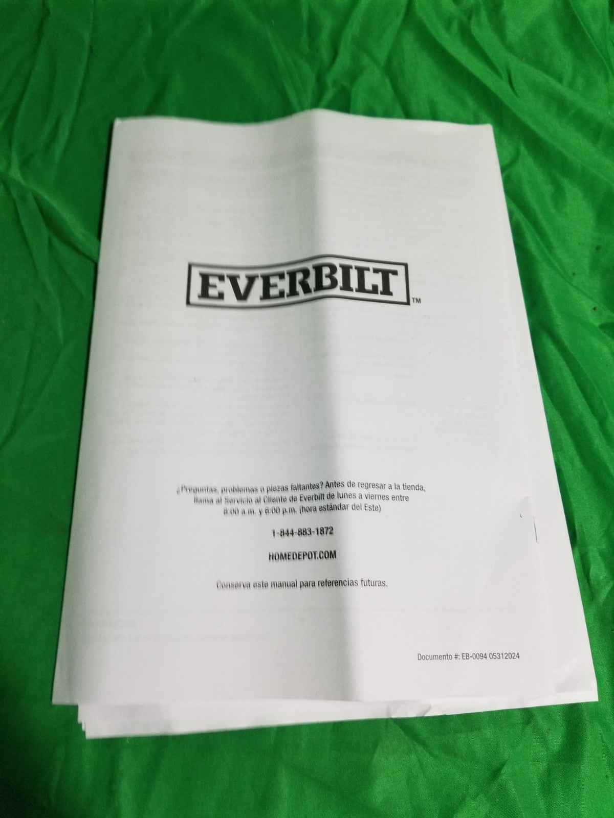 EVERBILT HDSUB10-102 Deep Well Pump 4” Submersible 1 HP 10 GPM 2 Wire 310’