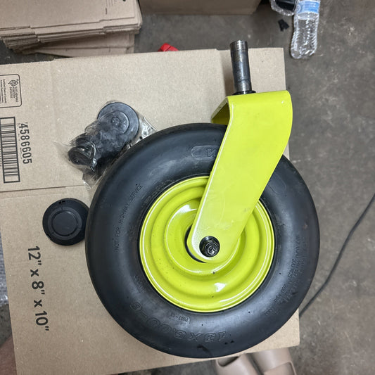 Front Wheel & Caster Fork With Bearings+seal for Ryobi Z54Li 80v Zero Turn Mower