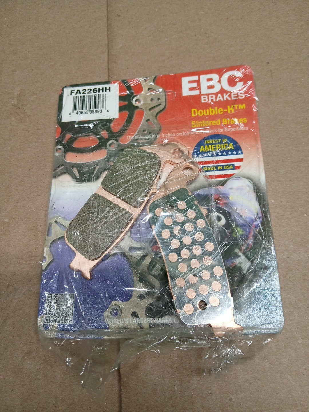 EBC HH Brake Pads Front #FA226HH for Triumph/Honda/Kawasaki/Suzuki