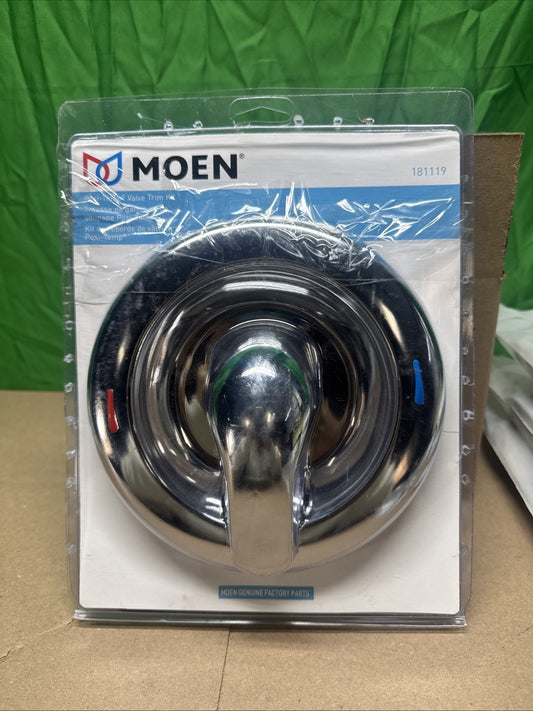 MOEN Chateau 181119 Chateau Lever Posi-Temp Shower Valve Trim Kit in Chrome