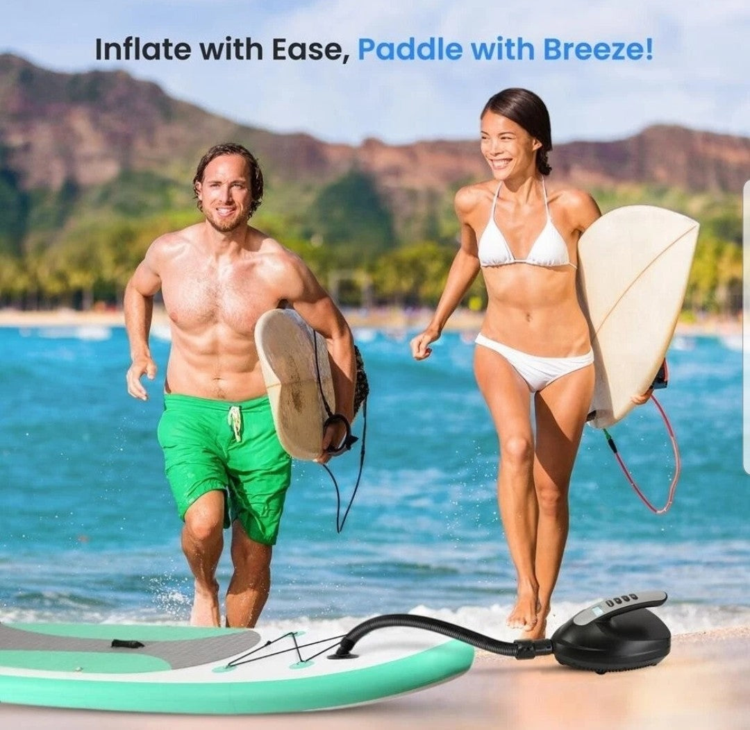 SereneLife Electric Air Pump for SUP Inflatables Quick Inflator SLPUMP20