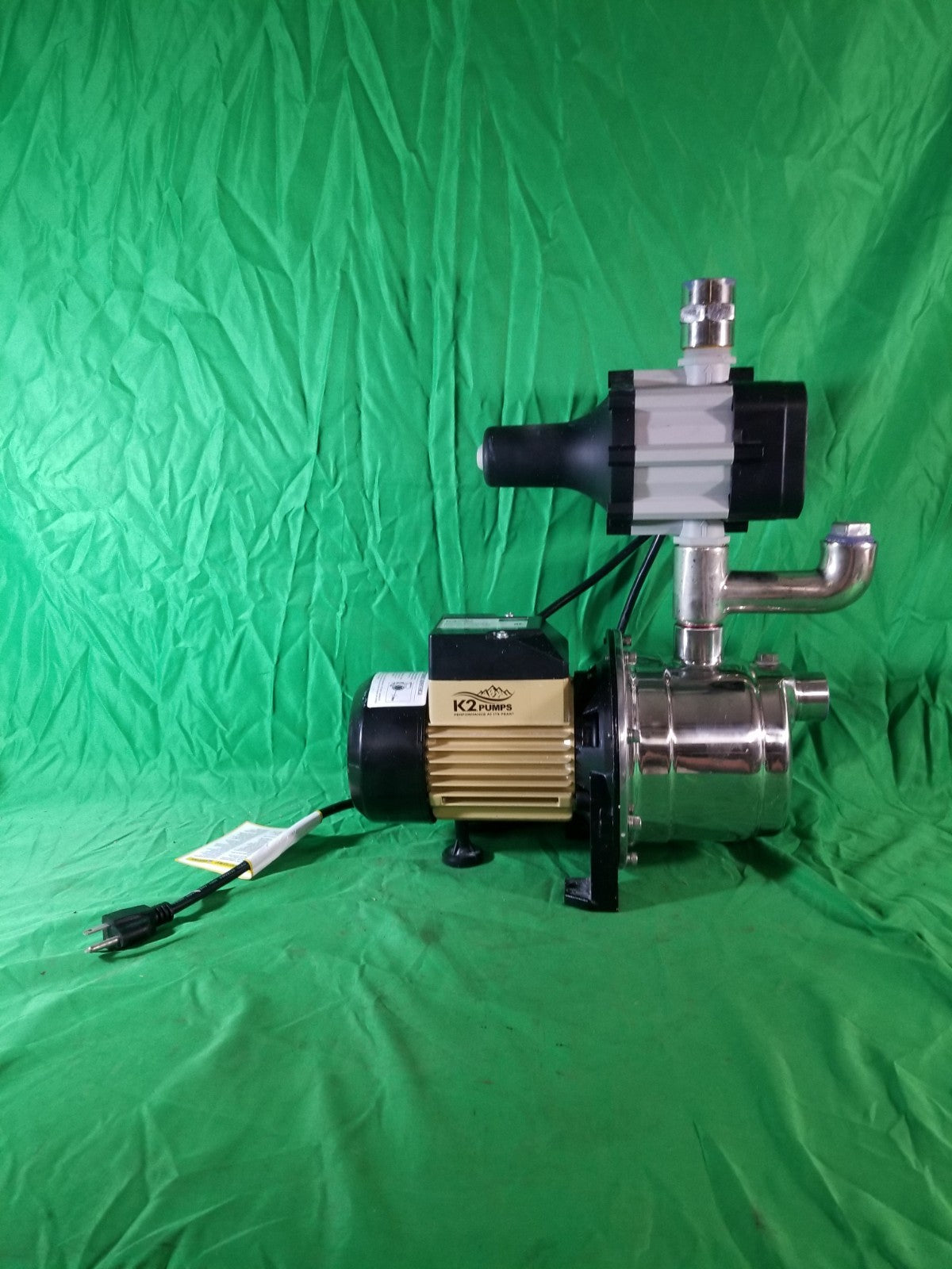 K2 Pumps Automatic Booster Pump 3/4 Hp Lead Free Stainless Steel 115V