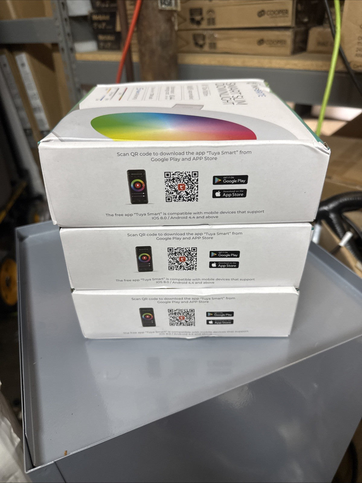 Infibrite 6 Inch WiFi Smart Slim DownLight LED 12W 1100LM, 3 PK NEW Open Box