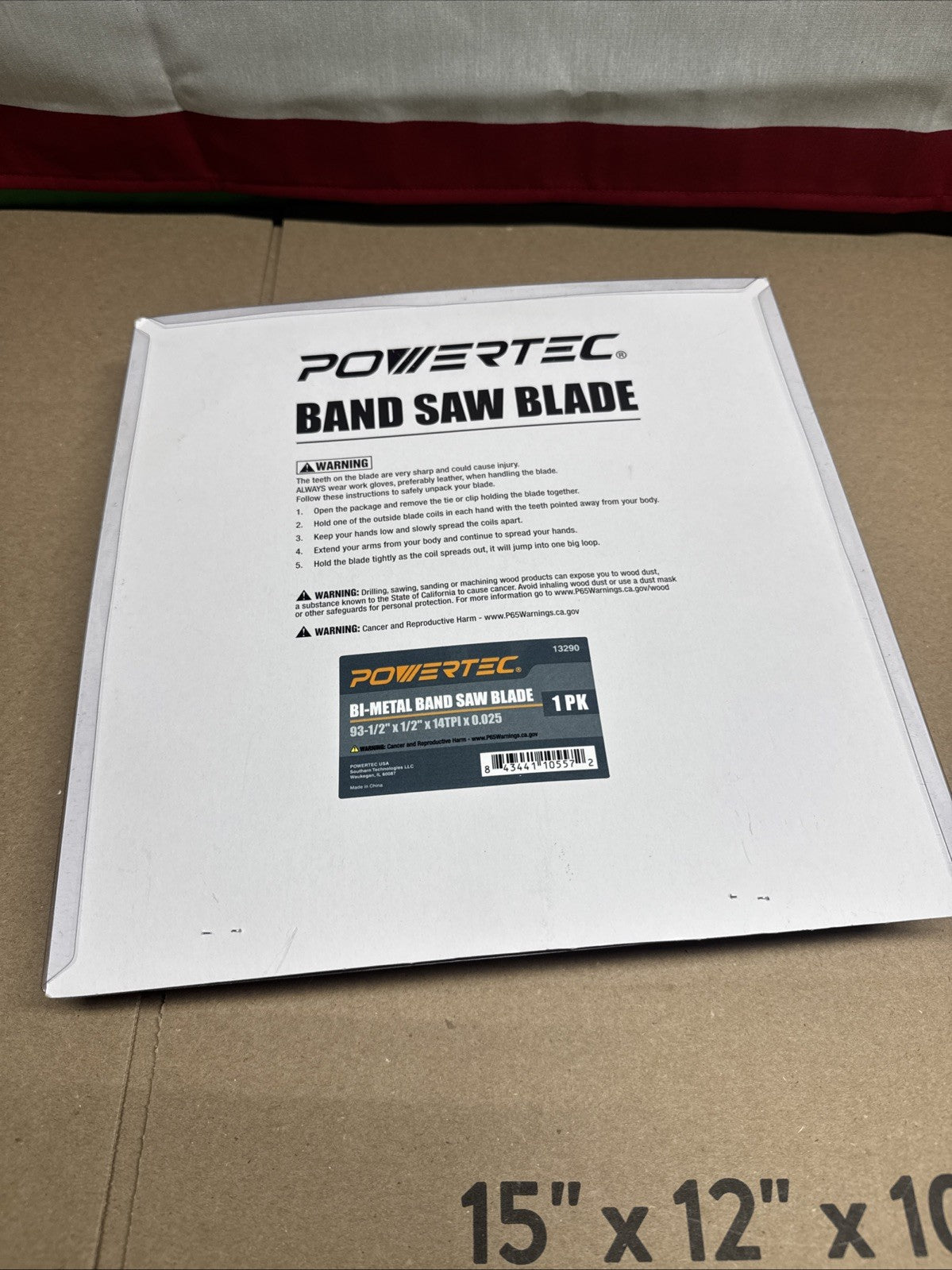 93-1/2 Inch Bi-Metal Bandsaw Blades, 1/2" x 14 TPI Metal Cutting Band Saw Bla...