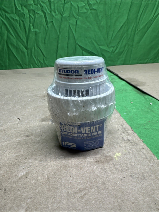 STUDOR Redi-Vent with PVC Adapter Air Admittance Valve New
