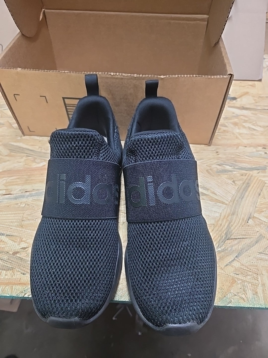 ADIDAS MEN'S LITE RACER ADAPT 4.0 RUNNING SHOES Black  SIZE 8.5.