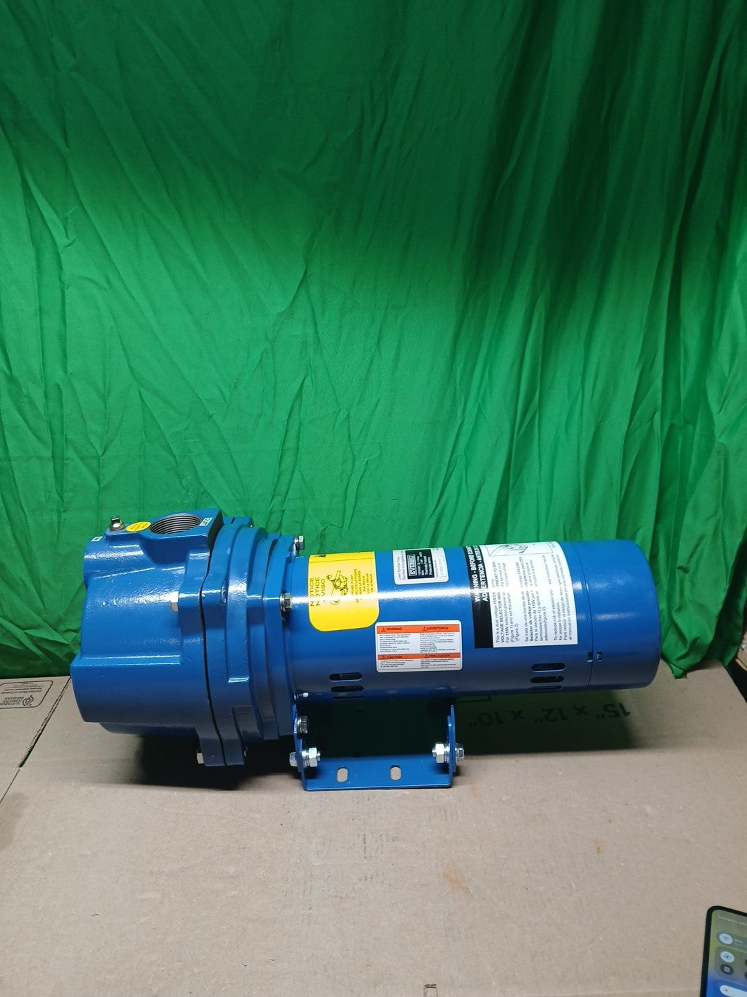 Everbilt 1-1/2 HP Cast Iron Lawn Irrigation Pump Sprinkler Pump NEW OB