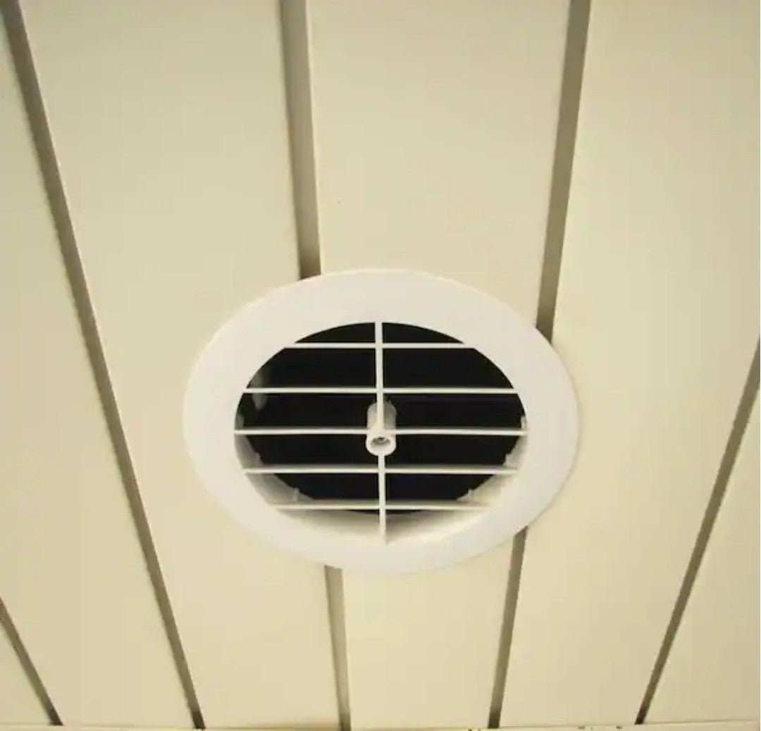 Gibraltar Building Products Plastic Soffit Vent Weather Resistant 4 in. Ducts