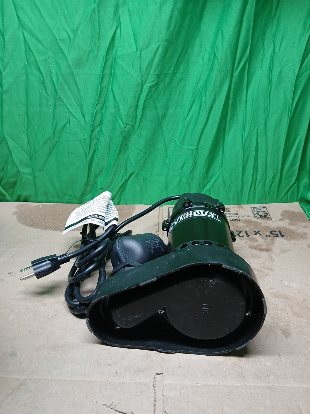 Everbilt 1/2 HP Corrosion Resistant Aluminum Sump Pump w/ Teather Float Switch/