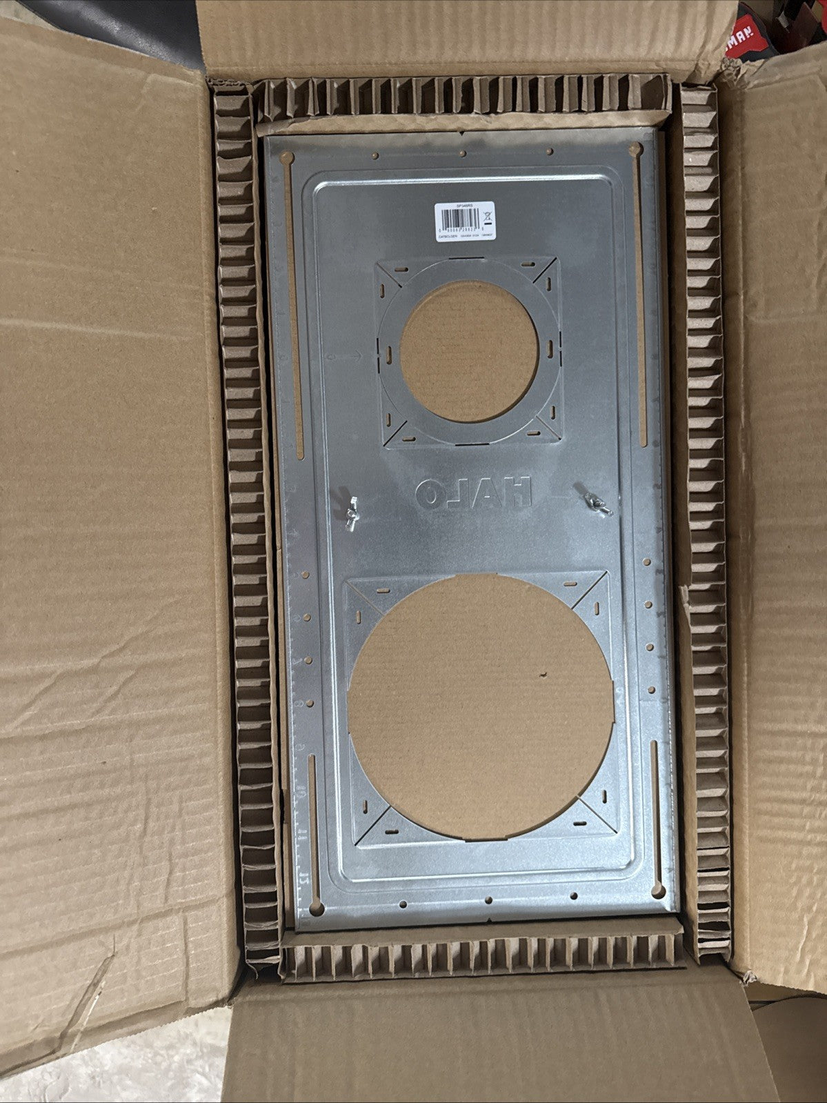 Halo Rough-in mounting smash plates for 3/4/6” Canless LEDs - SP346RS (12pk)