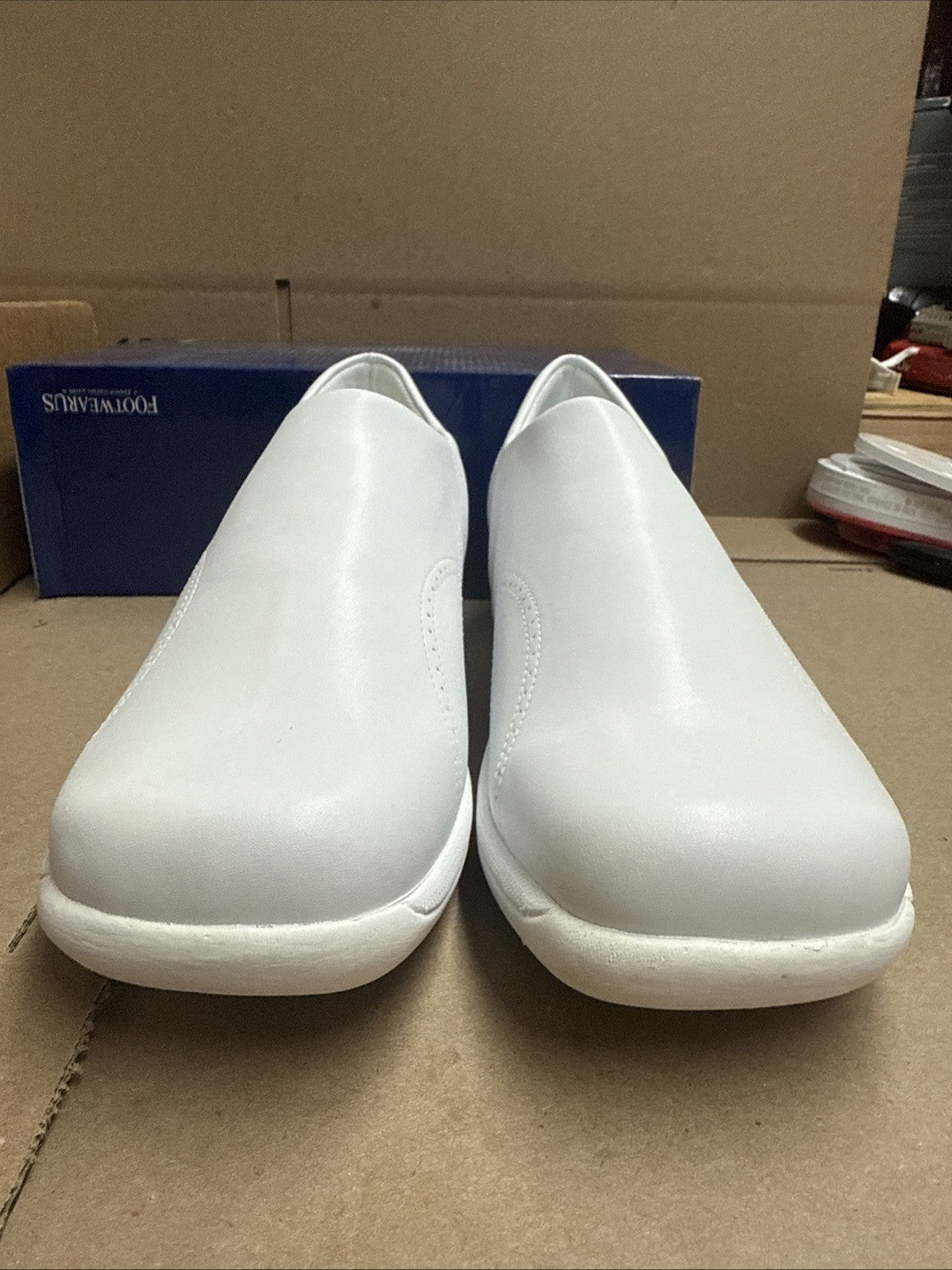 24 HOUR COMFORT Sofia Women's 12 Wide Width Slip-On Leather Loafers